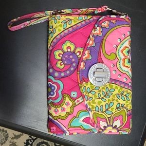Vera Bradley turn lock wallet